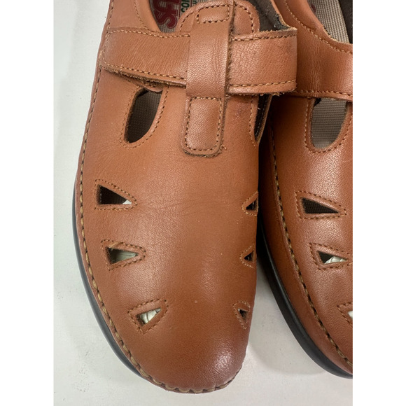SAS Tripad Comfort Soft Step Leather Roamer Shoes Chestnut Brown Size 10 - Picture 4 of 16